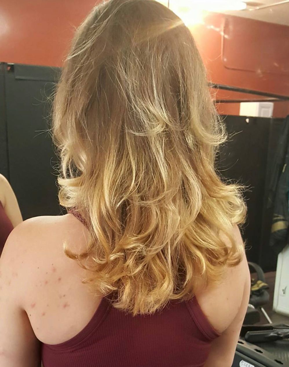 Precision haircut and blowout styling at Kausar Beauty Salon