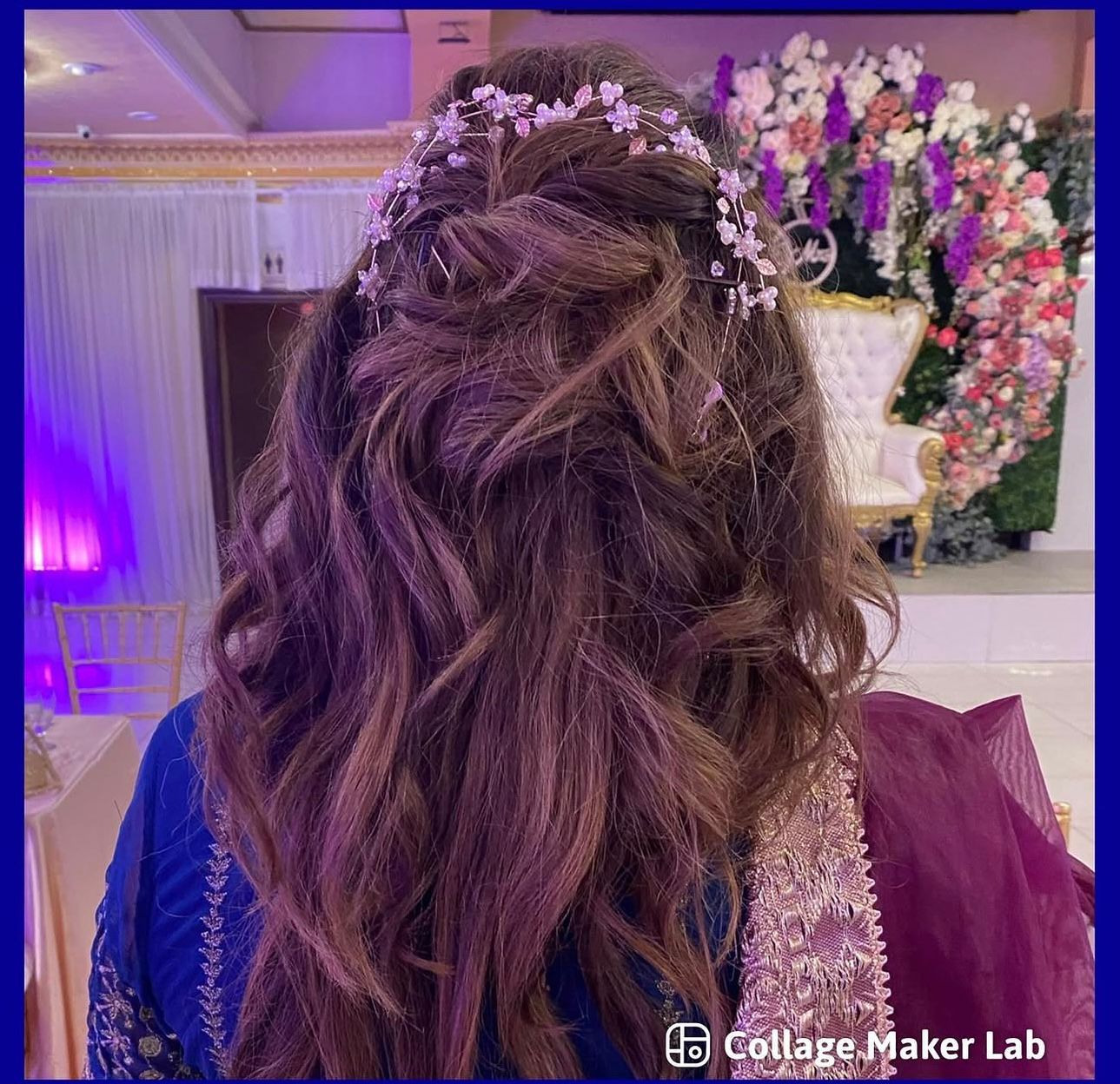 Remy human hair extensions application at Kausar Beauty Salon
